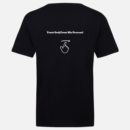 Black soft-touch T-shirt